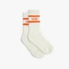Calzini Iconic Cotone Bianco Arancione