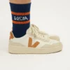 Calzini Iconic Cotone Blu Bianco Arancione