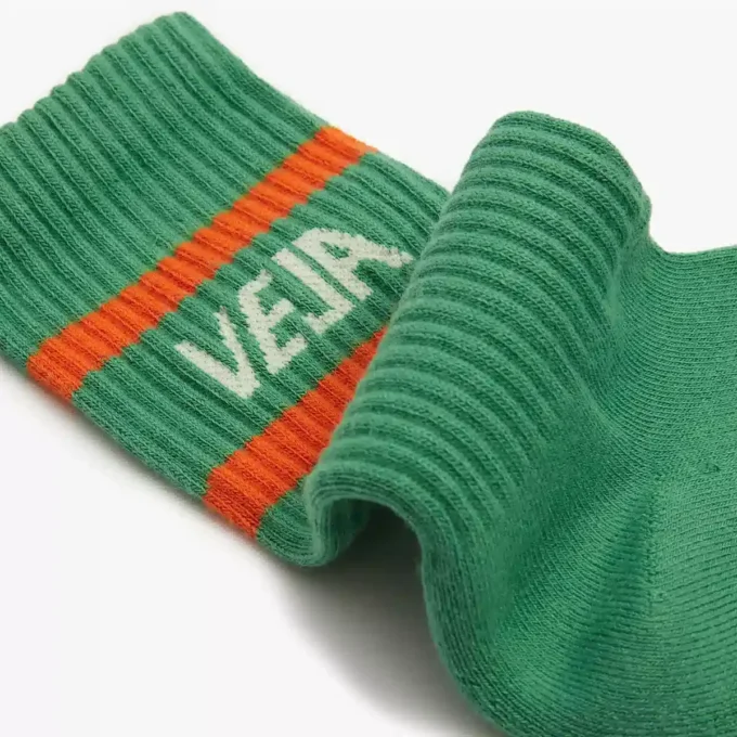 Calzini Iconic Cotone Verde Bianco Arancione