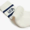 Calzini Iconic in cotone bianco e blu