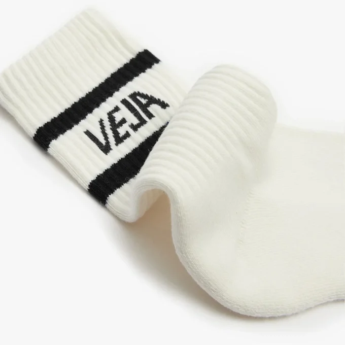 Calzini Iconic in cotone bianco e nero