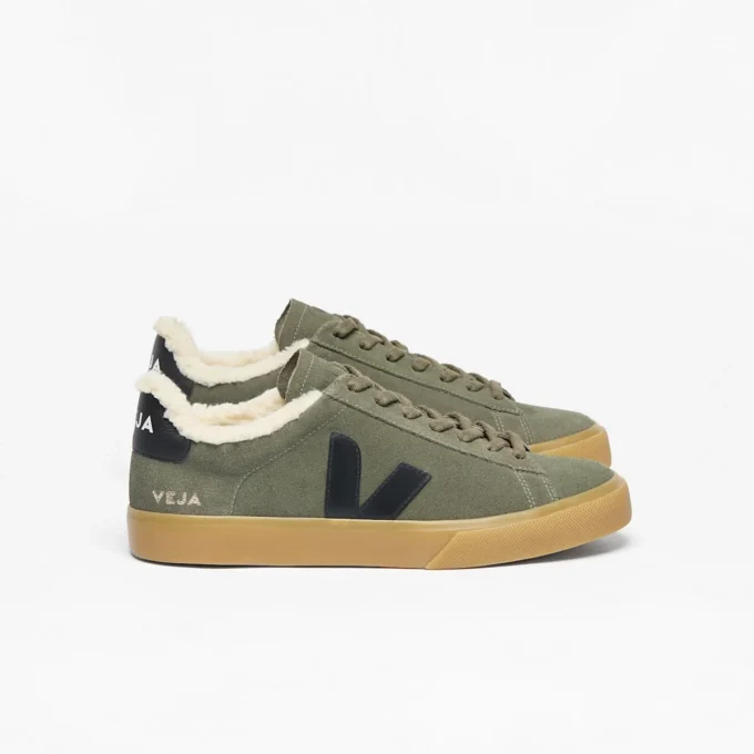 Campo Fured Suede Mud Black Natural Campo Fured Suede Mud Black Natural