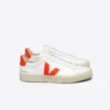 Campo Leather Bianco Arancione Fluo Campo Leather Bianco Arancione Fluo