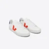 Campo Leather Bianco Arancione Fluo Campo Leather Bianco Arancione Fluo
