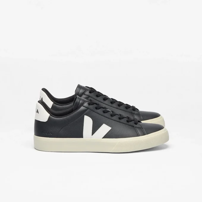 Campo Leather Black White Campo Leather Black White