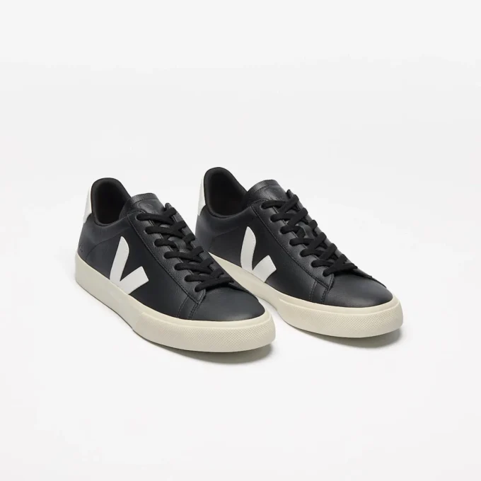 Campo Leather Black White Campo Leather Black White