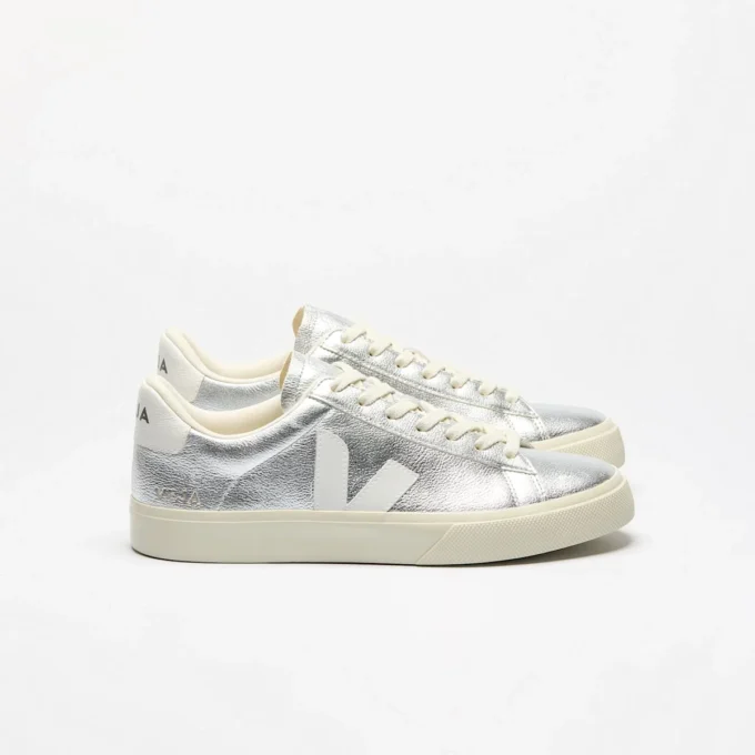 Campo Leather Silver White Campo Leather Silver White