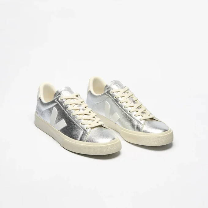 Campo Leather Silver White Campo Leather Silver White