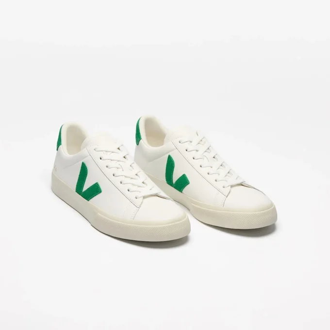 Campo Leather White Emeraude Campo Leather White Emeraude
