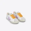 Pelle Esplar Bianca Orchidea Arancione Fluo Pelle Esplar Bianca Orchidea Arancione Fluo