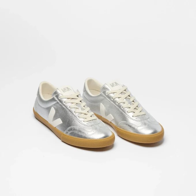 Pelle Volley Argento Bianco Naturale Pelle Volley Argento Bianco Naturale