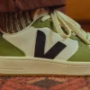 V-10 Pelle Bianco Nero Kiwi V-10 Pelle Bianco Nero Kiwi