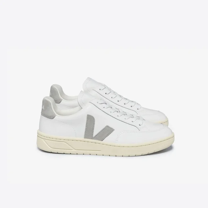 V-12 Pelle Bianco Grigio chiaro V-12 Pelle Bianco Grigio chiaro