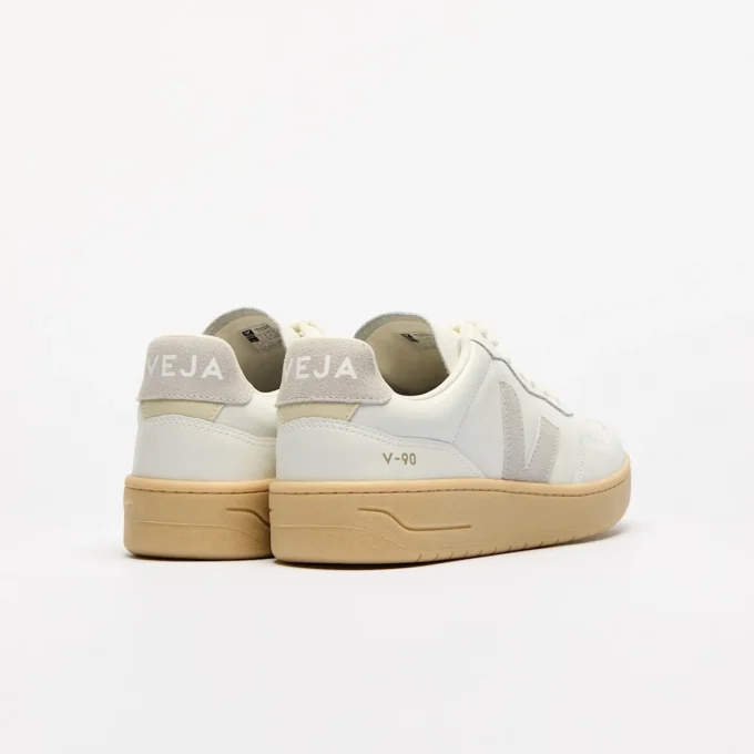 V-90 Pelle Bianco Grigio chiaro Naturale V-90 Pelle Bianco Grigio chiaro Naturale