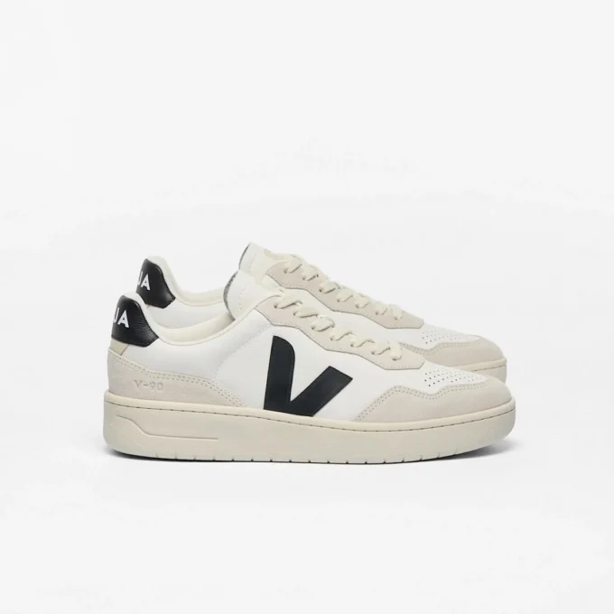 V-90 Pelle Bianco Nero V-90 Pelle Bianco Nero
