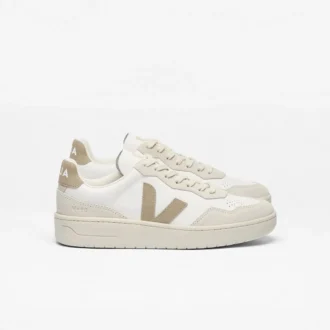 V-90 Pelle Bianco Taupe