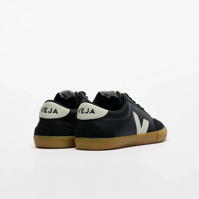 Volley Leather Black Pierre Volley Leather Black Pierre