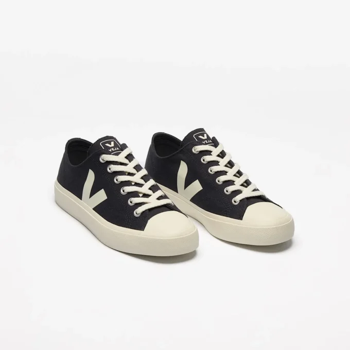 Wata Ii Low Canvas Black Pierre Wata Ii Low Canvas Black Pierre